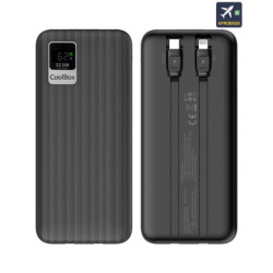 POWERBANK COOLBOX DP10 10K CABOS TIPO C+LIGHTING