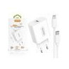 Carregador Carga Rápida  Type C PD 20W - Cable Lightning A Type C 1M