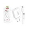 Carga Rápida Porta Type C PD 20W - Cable Type C a Type C 1M