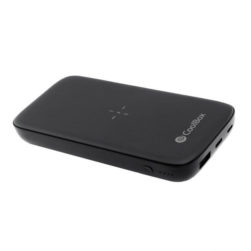 POWER BANK 10000MAH PRETO SEM FIOS