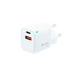 CARGADOR GAN 20W USB-C/USB-A PARED