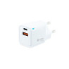 CARGADOR GAN 20W USB-C/USB-A PARED