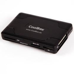 Leitor Cartões +HUB 3P.USB2.0 COOLBOX +SIM e SmartCard