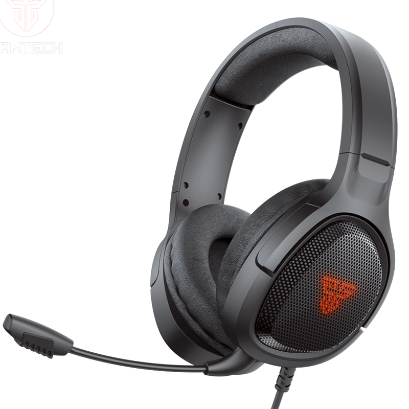 Headset Fantech VIBE Multi-Plataforma LED VERMELHO