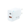 CARGADOR GAN 30W USB-C/USB-A PARED