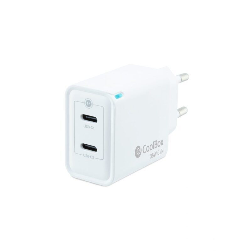 CARGADOR GAN 35W USB-C/USB-C PARED