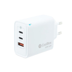 CARGADOR GAN 65W USB-C/USB-C/USB-A PARED