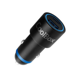 CARREGADOR CARRO COOLBOX USB 48W/USB-A-USB-C