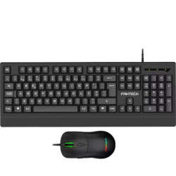 Combo Teclado + Rato Fantech Office KM605 Preto