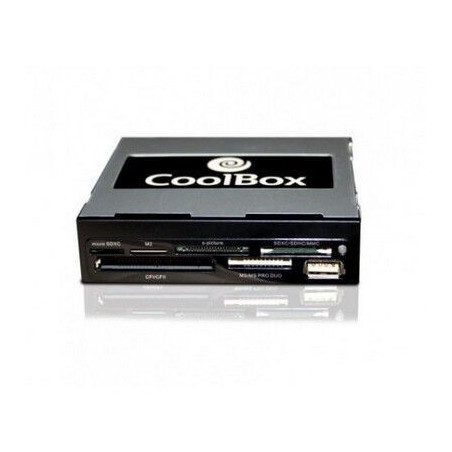 Leitor Cartões Interno 2.5'' COOLBOX CR-400 V2 Metal