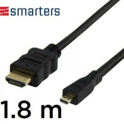 Cabo HDMI Micro HDMI 1.4 - Alta Velocidade - M/M - 1.8MT SMARTERS
